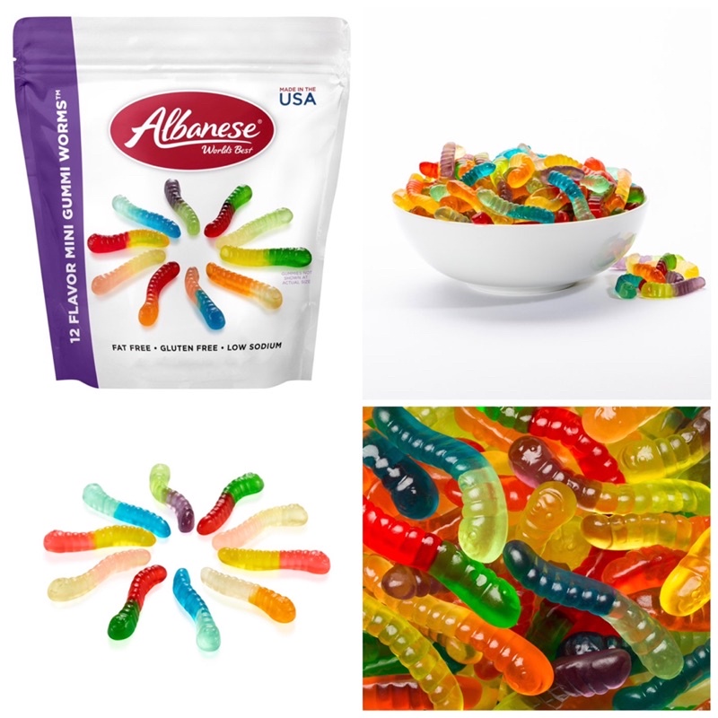 Kẹo Dẻo Trái Cây 𝐀𝐋𝐁𝐀𝐍𝐄𝐒𝐄 𝐆𝐔𝐌𝐌𝐈 𝐁𝐄𝐀𝐑𝐒/𝐖𝐎𝐑𝐌𝐒 𝟕𝟔𝟓𝐠