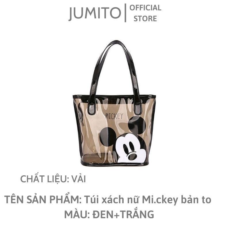 Túi xách nữ đeo vai xách tay hình Mi.ckey bản to hàng Quảng Châu cao cấp 4 màu siêu đẹp JUMITO T1.038.DADE