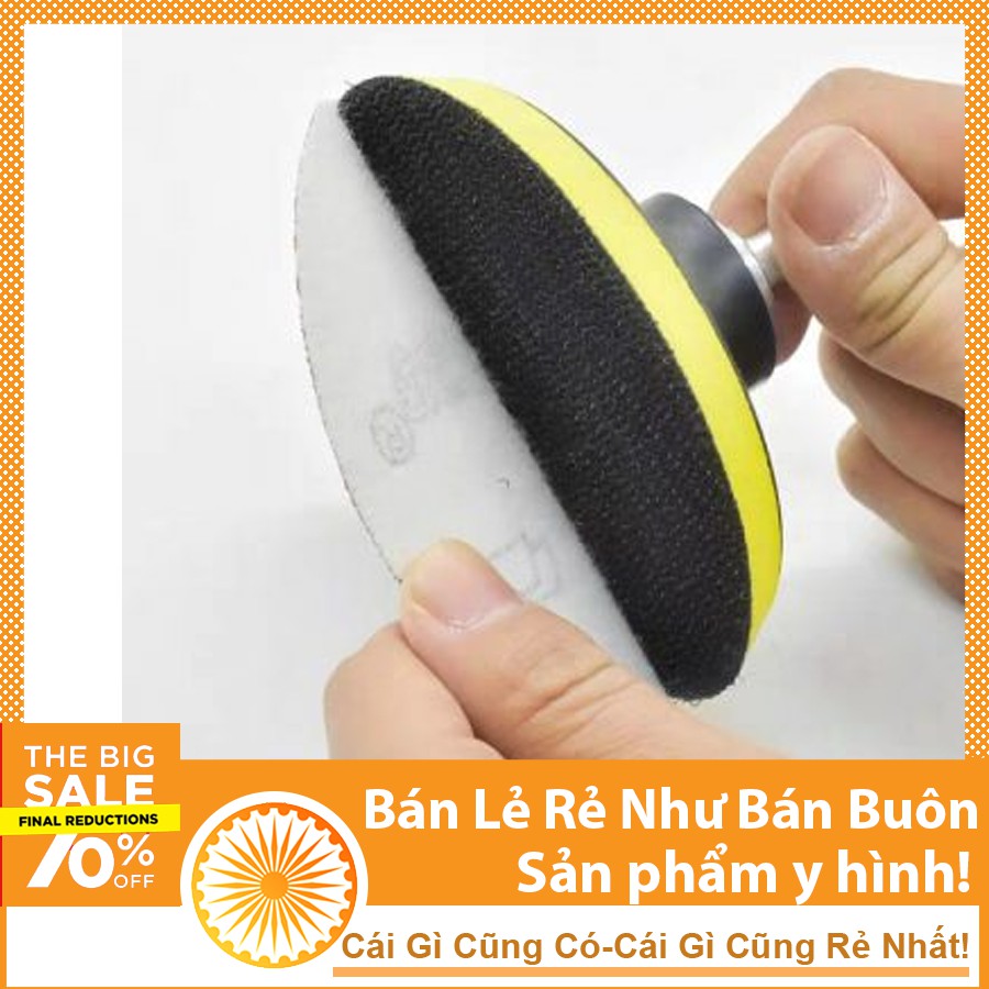 Đĩa Đánh Bóng Tự Dính 3 Inch Lỗ Đĩa 10mm