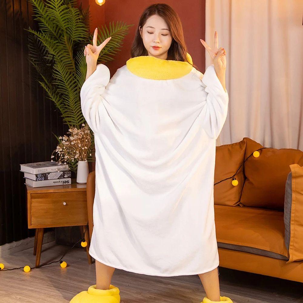 Bộ Đồ Ngủ Giữ Ấm Họa Tiết Hoạt Hình Phong Cách Nhật Bản