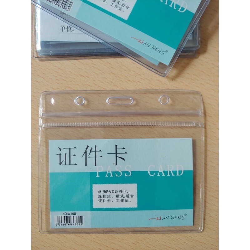 [Mã LIFEB04ALL giảm 10% tối đa 15K đơn 0Đ] 1 cái bao đeo thẻ đứng ( 107 ) - ngang ( 108) khổ 85x100mm