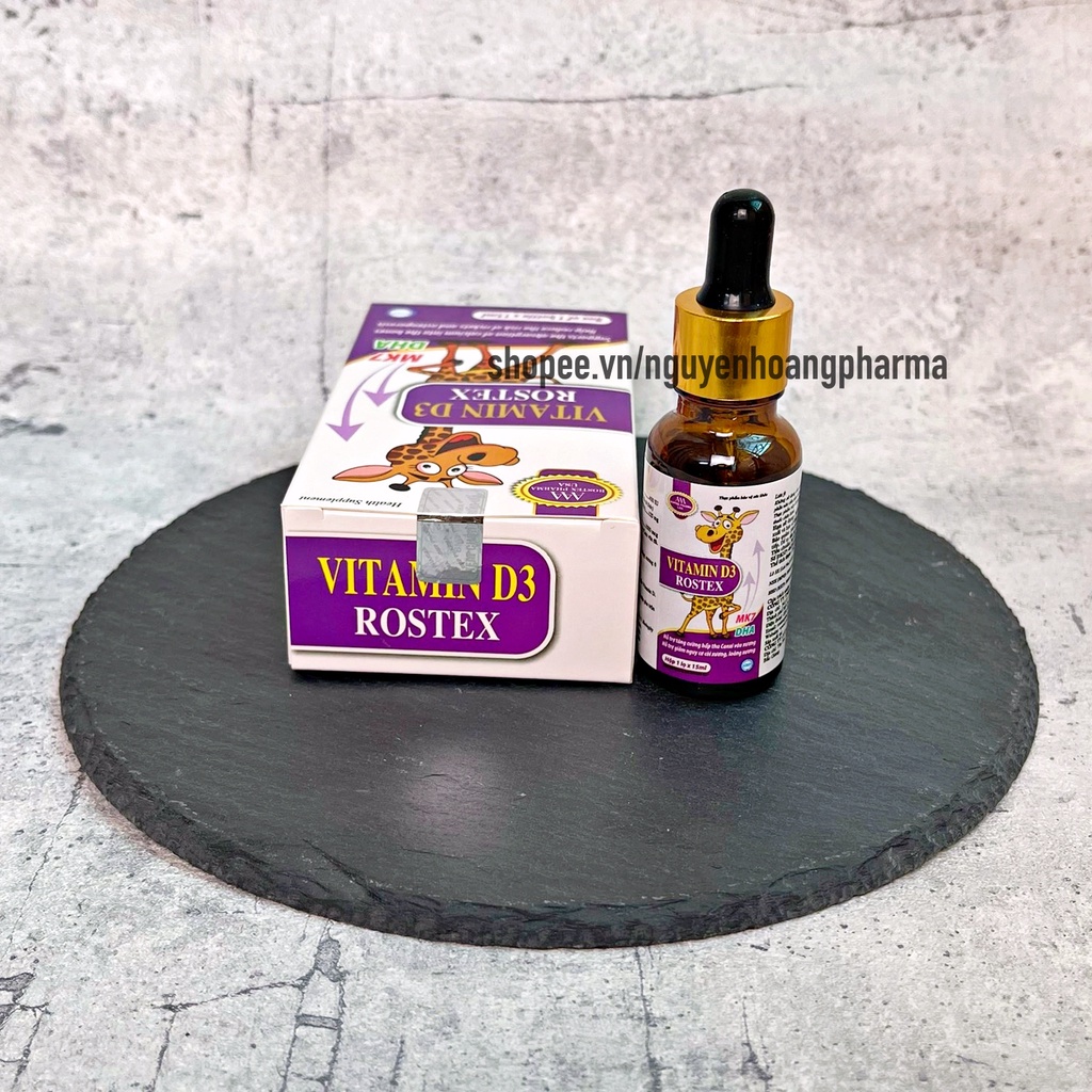 Siro nhỏ giọt Vitamin D3 k2, bổ sung vitamin D hỗ trợ hấp thu canxi tăng chiều cao, giảm còi xương ở trẻ nhỏ