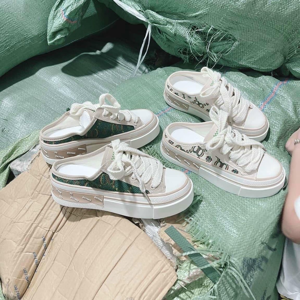 GIÀY SỤC THỂ THAO NỮ SỐ 8 ĐẾ CAO CHẤT VẢI SIÊU ÊM CHÂN