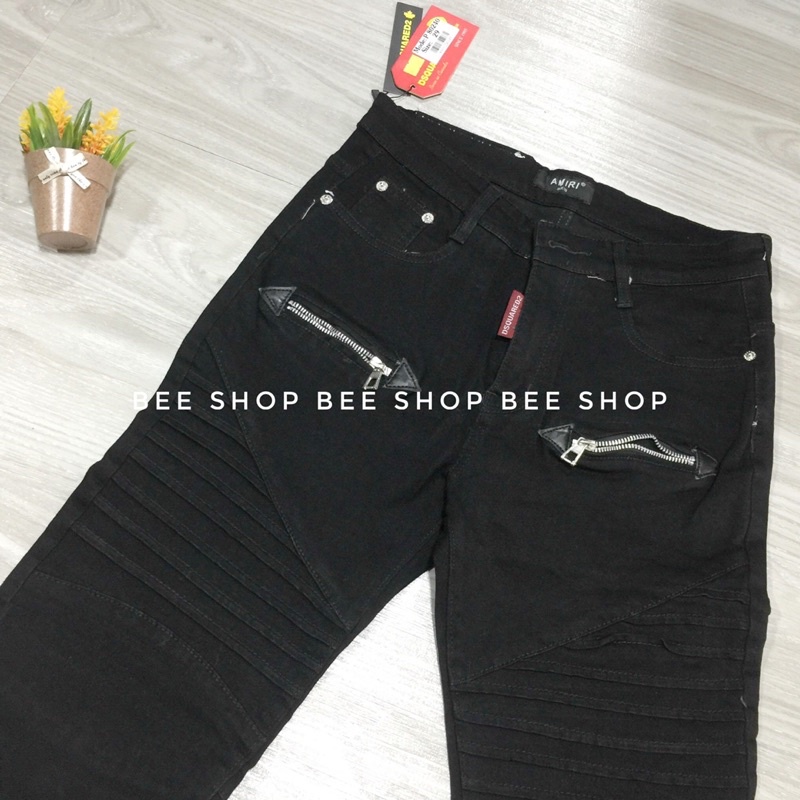 Quần bò nam Dsq hai khoá - Quần jean nam - Quần bò ống côn - Bee Shop | BigBuy360 - bigbuy360.vn