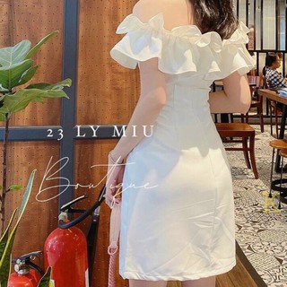 Đầm trễ vai bèo