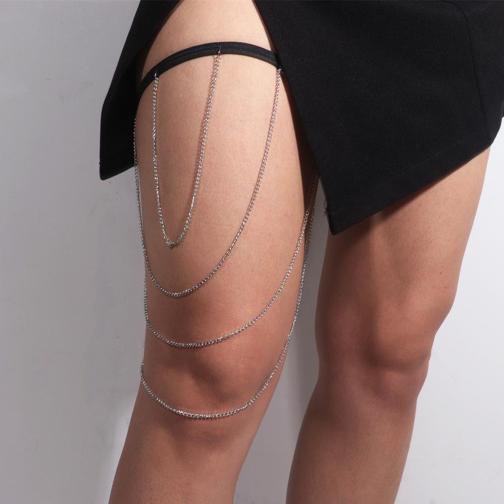 JARRED Dây Đeo Chân Co Giãn Nhiều Lớp Phong Cách Bohemia Thanh Lịch Cho Nữ