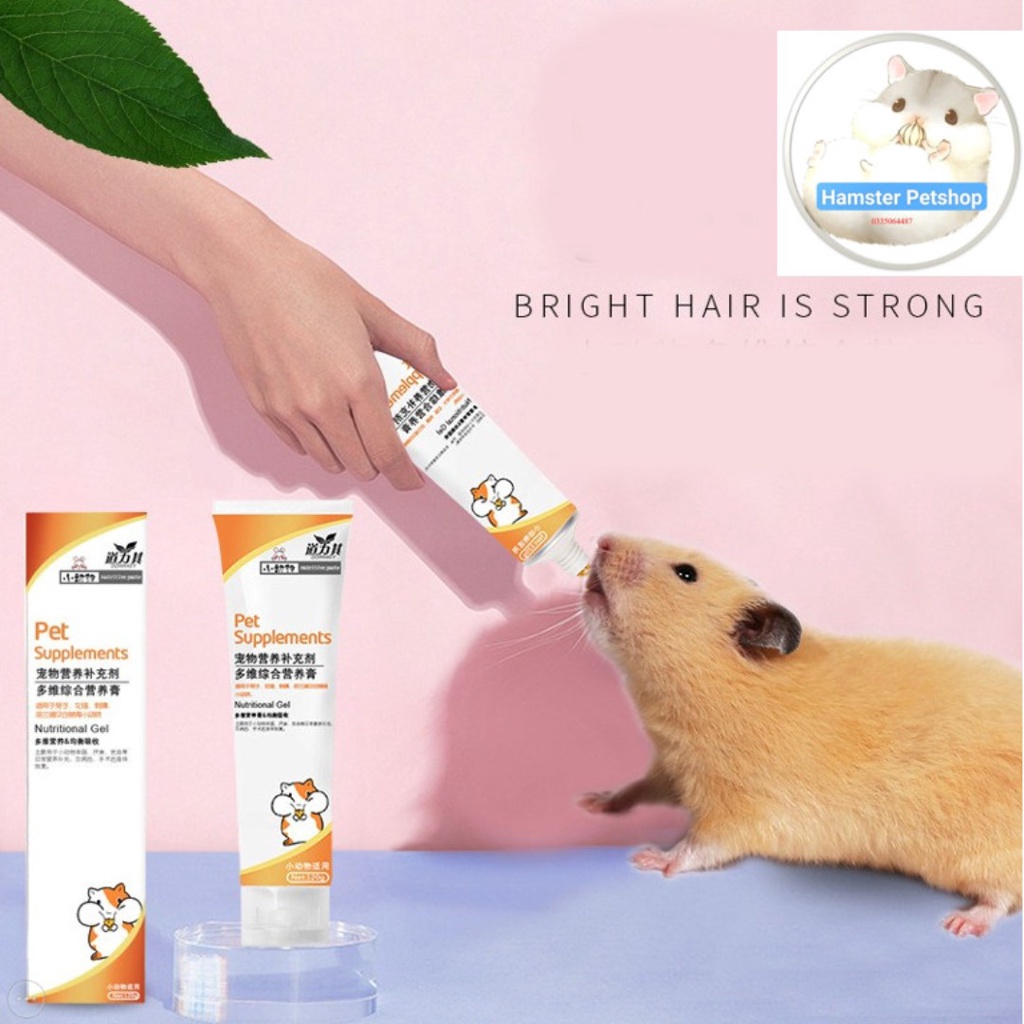 Gel dinh dưỡng Pet Supplements cho hamster Guinea Pig (bọ ú chuột lang) thỏ sóc chinchilla