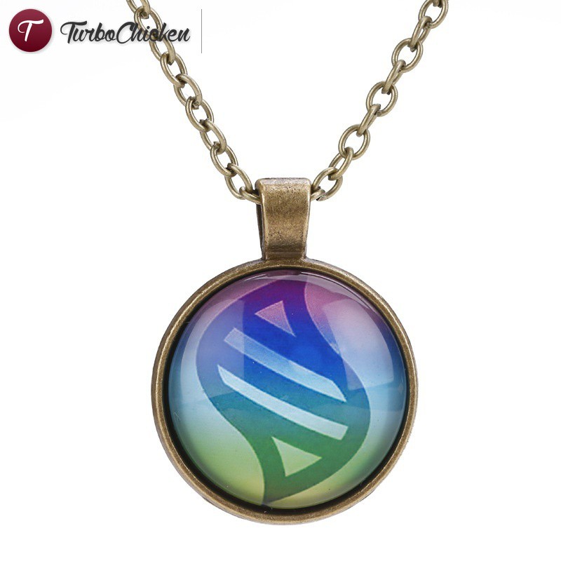 ☞Đồ trang sức☜ Handmade 2016 hot sale Pokemon mega stone Altarianite Necklace glass Cabochon necklaces,handmade Jewelry