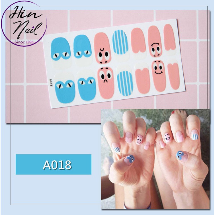 Sticker dán móng tay làm nail hoạt hình ngộ nghĩnh siêu cute