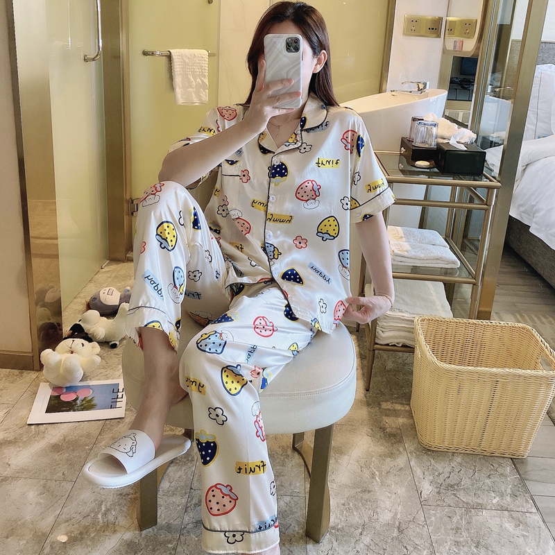 Set Đồ Ngủ Lụa Thời Trang Dành Cho Nữ | BigBuy360 - bigbuy360.vn