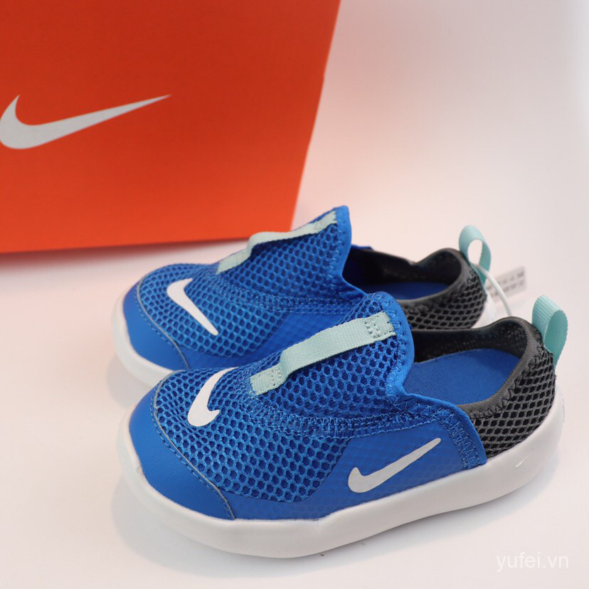 * Sẵn sàng * Nike SWOOSH một chân mùa hè giày trẻ em Giày trẻ em kVue "": ^