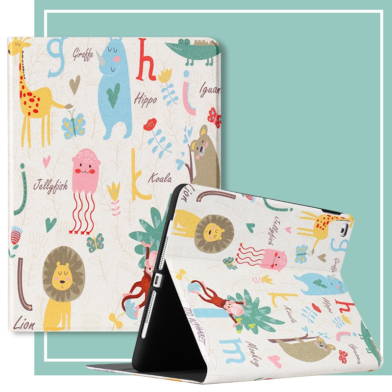 Bao da in hoạt hình cho iPad 7th 8th 10.2 2020 Pro 9.7 10.5 11inch Air Mini 1 2 3 4 5 iPad 2 3 4 iPad 9.7 2017 2018 | BigBuy360 - bigbuy360.vn