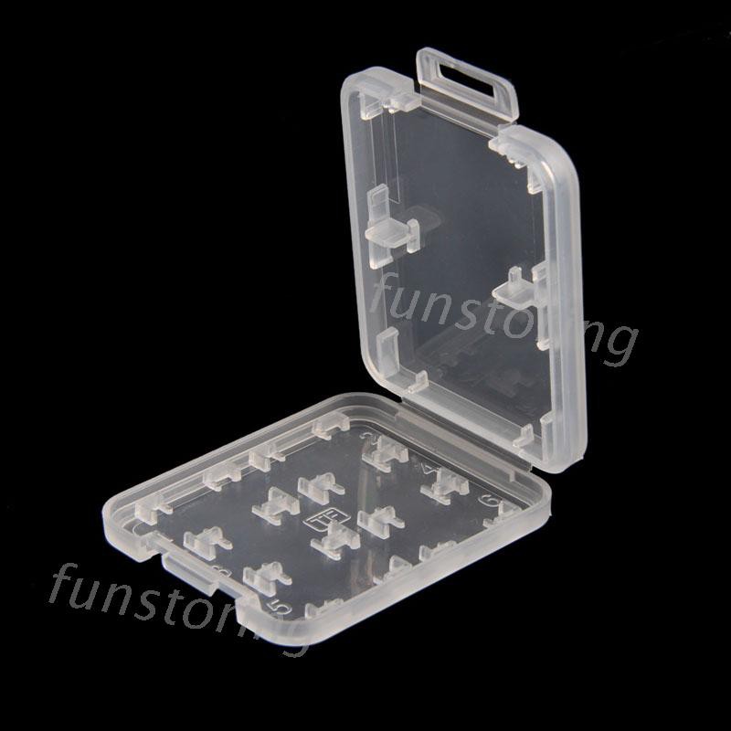 Set 5 Hộp Nhựa Trong Suốt Đựng Thẻ Nhớ Sd Sdhc | BigBuy360 - bigbuy360.vn