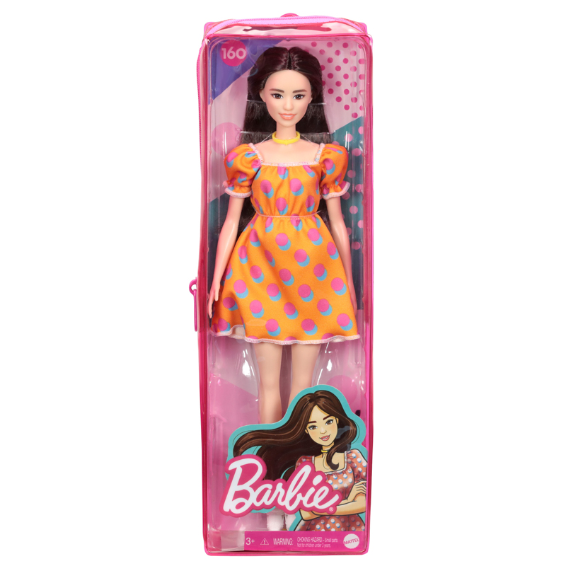 Đồ Chơi BARBIE Búp Bê Thời Trang Barbie - Polka Dot Off-The-Shoulder Dress GRB52/FBR37
