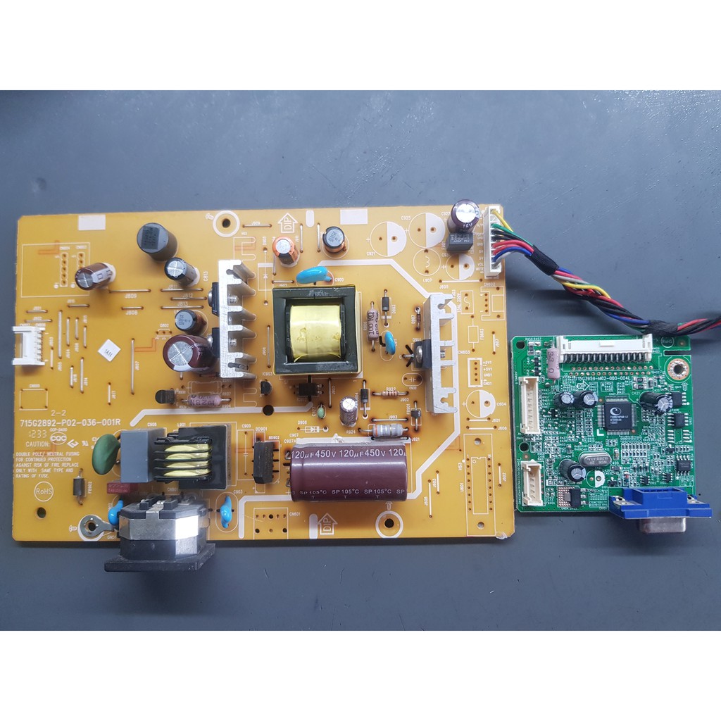 Vỉ nguồn vỉ tín hiệu màn LCD Acer G195HQL dùng cho vỉ không thể sửa chữa