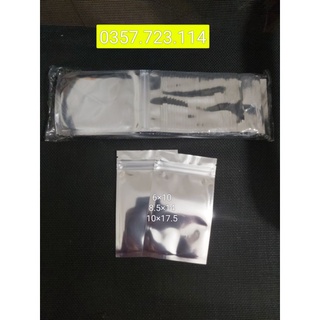 100g túi thiếc bạc mỏng mặt trong mặt bạc