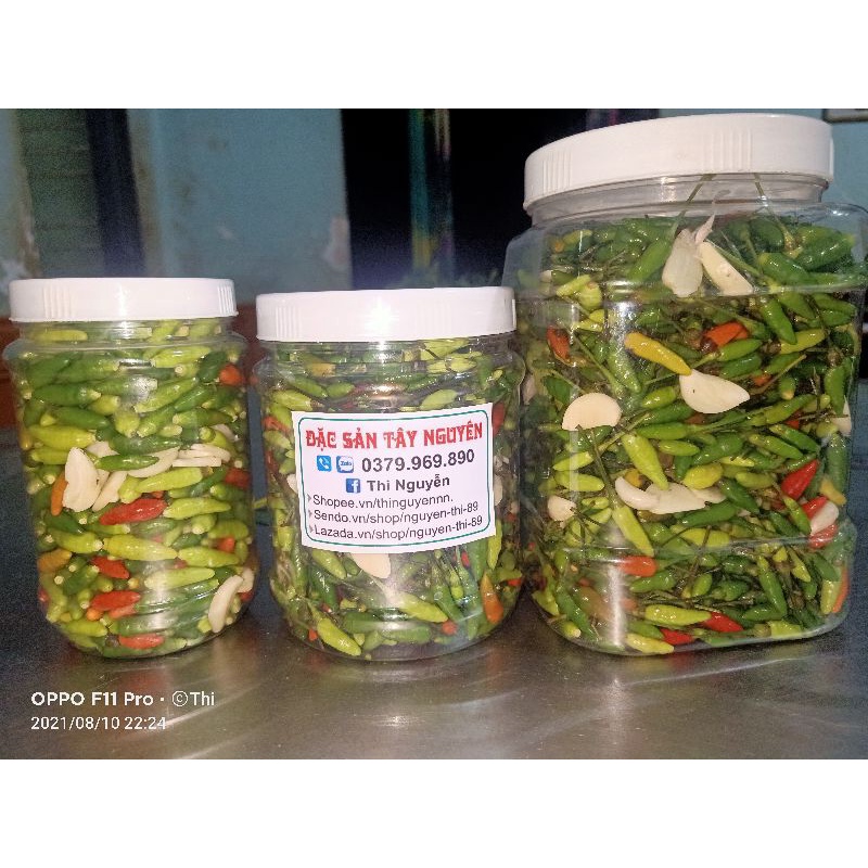 1kg Ớt xiêm rừng ngâm mắm Nam Ngư thơm ngon