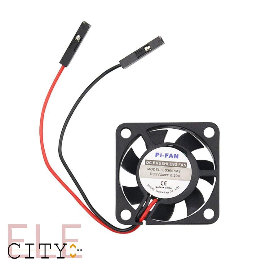 Quạt tản nhiệt 107ele dành cho Raspberry Pi 4 B / 3B+ / 3B / 2B / B+ với Cpu 5v 3.3v
