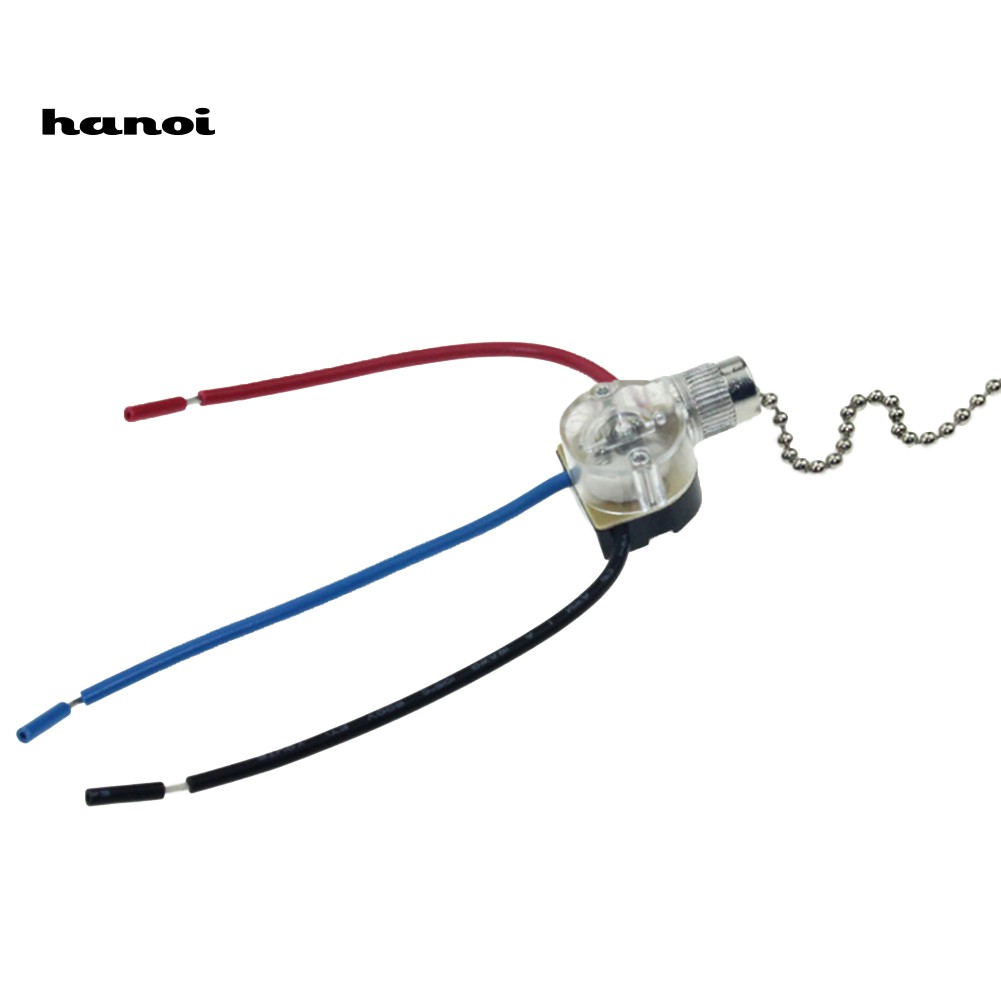 Công Tắc Đèn Treo Trần Nhà Dạng Chuỗi Hạt 3 Dây Thay Thế Tiện Dụng