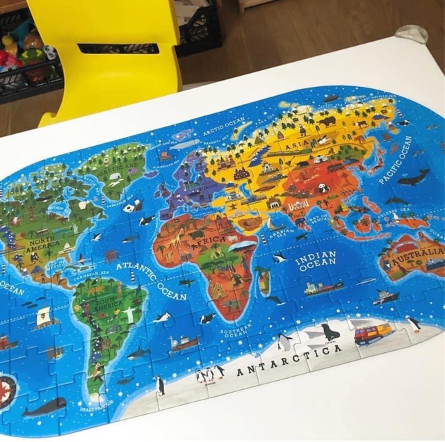 GHÉP HÌNH  MIDEER PUZZLE OUR WORLD -100 Chi Tiết