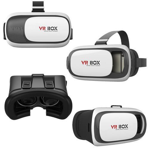 Kính xem phim thực tế ảo Chuẩn 3D VR Box màu trắng đen dùng cho tất cả các dòng điện thoại Phiên bản 2020