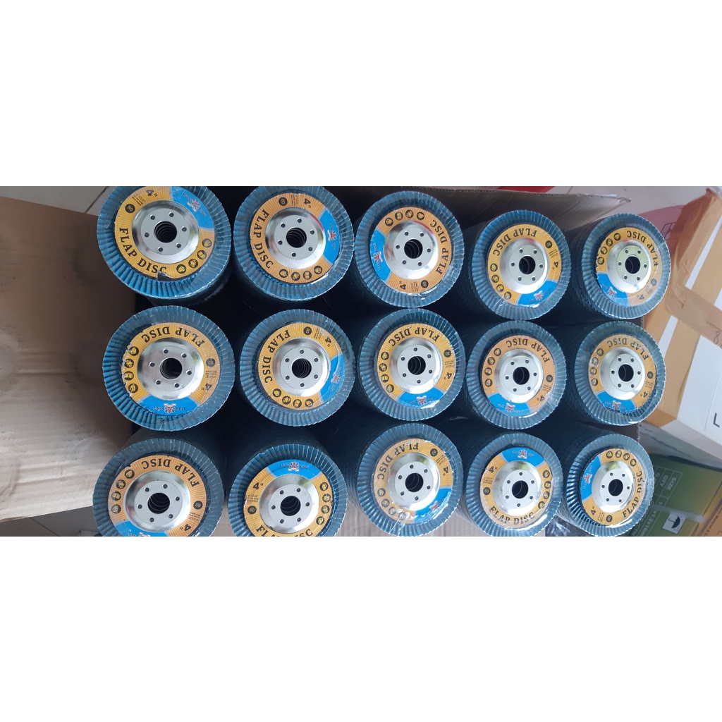 NHÁM XẾP XANH LIONKING #40, #60, #80 ĐẾ INOX 75