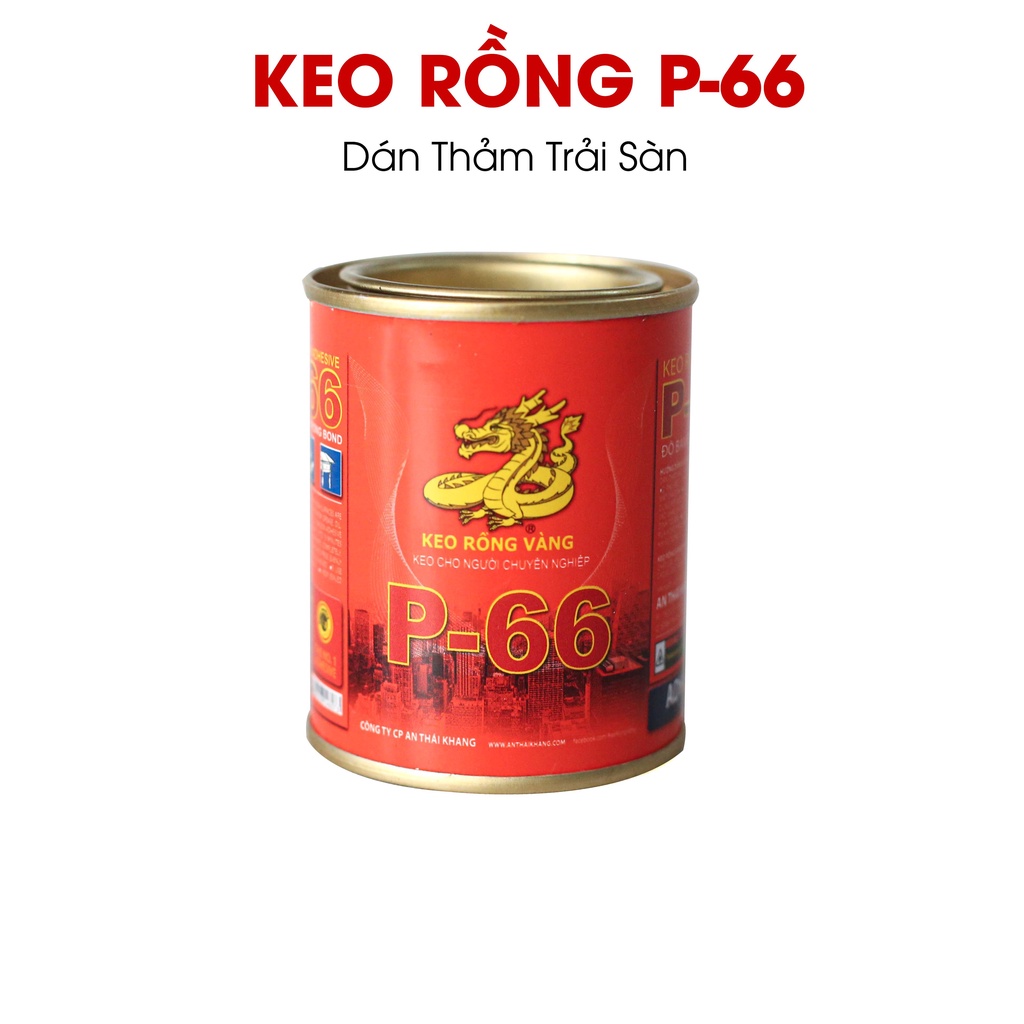 Keo rồng vàng P-66 DRAGON siêu dính dán thảm trải sàn, keo đa năng