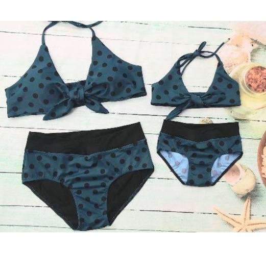 Set bikini cho mẹ và bé( có tách set)