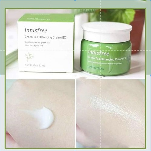 Kem Dưỡng Da Trà Xanh Innisfree Green Tea Balancing Cream EX 50ml