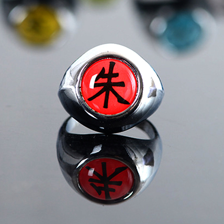 Set 10 Nhẫn Hóa Trang Nhân Vật Phim Naruto