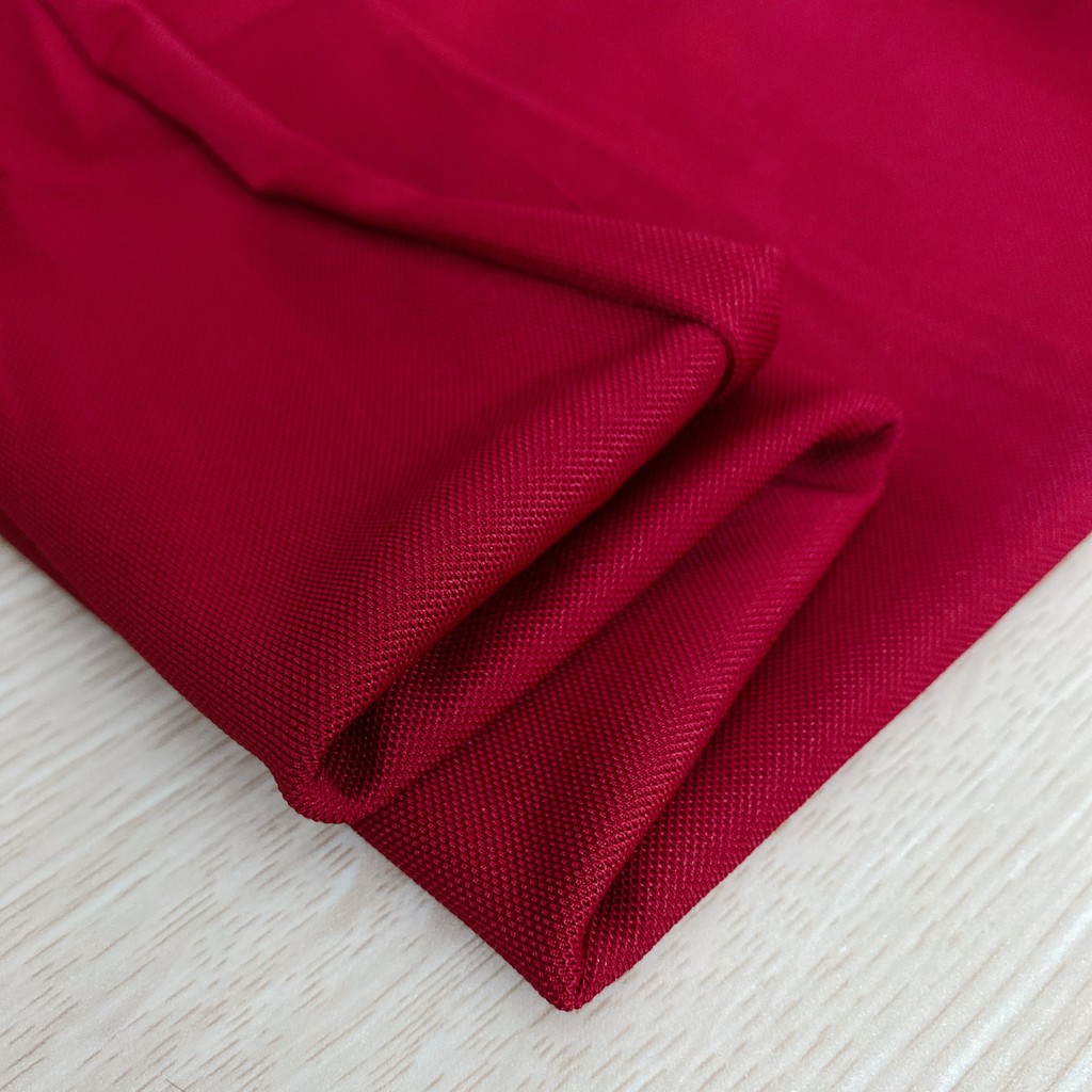 Áo thun polo nam nữ màu đỏ đô - Áo phông trơn, đủ màu đủ size, chất vải cá sấu 4 chiều cao cáp với thiêt kế Basic….