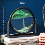 Tranh cát lún chuyển động 3D tranh cát lún thủy tinh trang trí bàn làm việc phòng khách gia đình