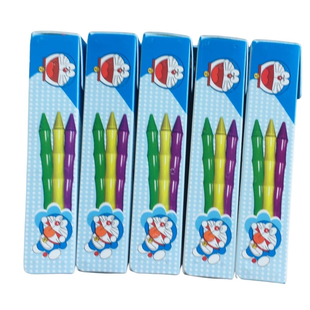 Bút sáp nhựa Doraemon 12 màu Colokit PCR-02/Do