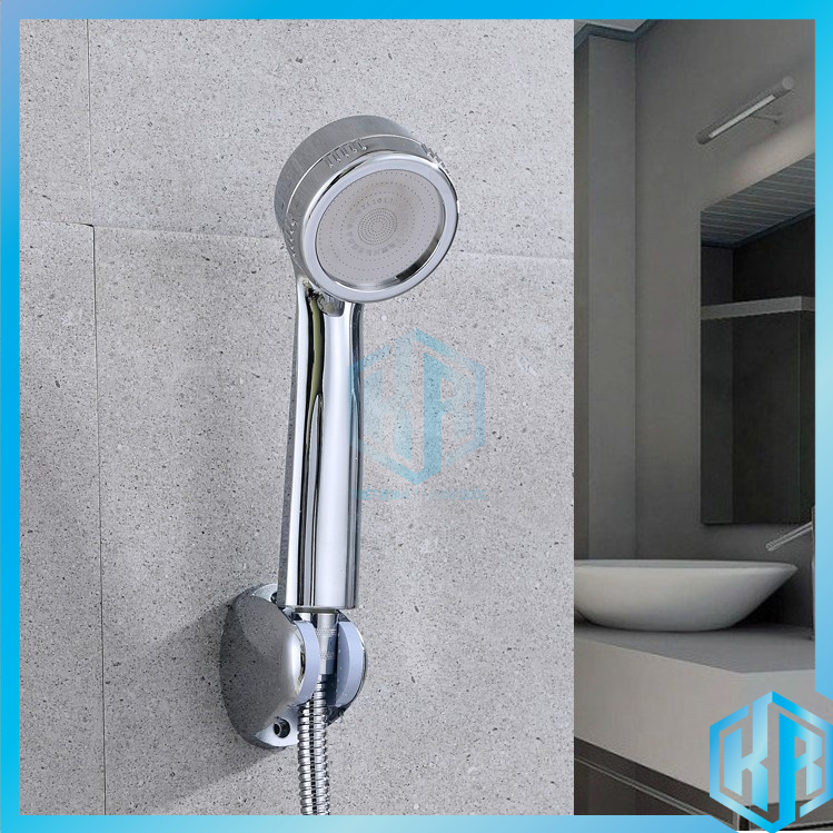 Bộ vòi hoa sen, tay sen dày mạ Crom tăng áp lực cao mạnh mẽ phù hợp với các loại củ sen, cây sen - QM036