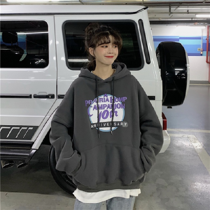 Áo Hoodie Nữ In Chữ Phong Cách Hàn Quốc Xinh Xắn [ MA 4 ] | BigBuy360 - bigbuy360.vn