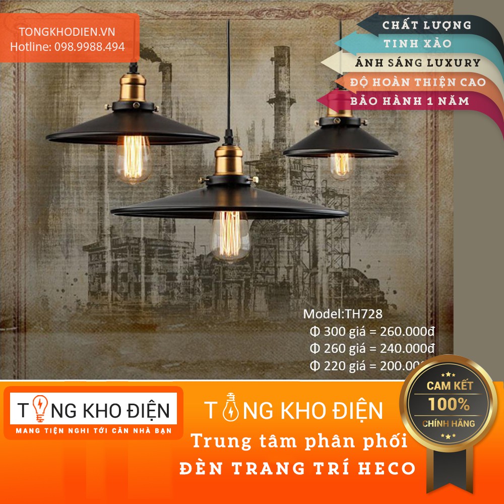 Đèn thả bàn ăn, quầy bar TH728