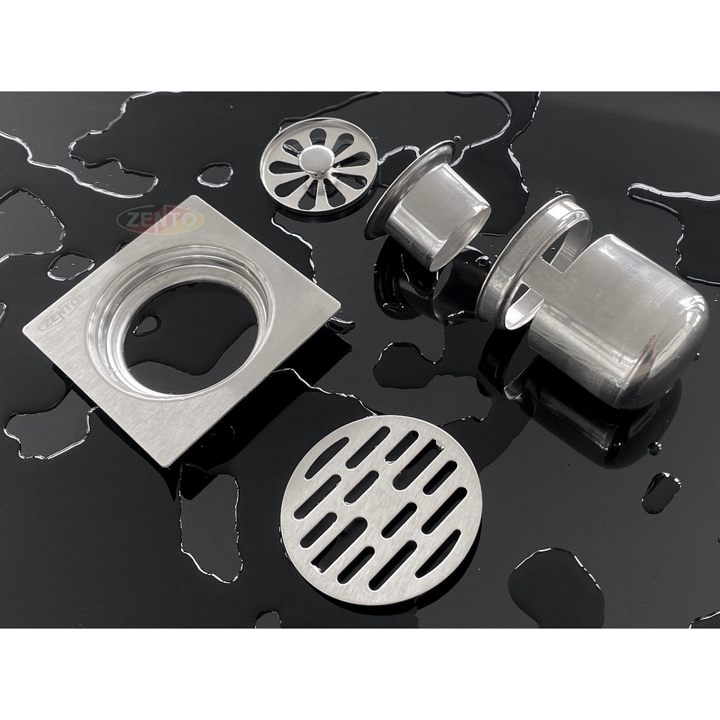 Thoát sàn chống mùi inox TS109-201-2U.