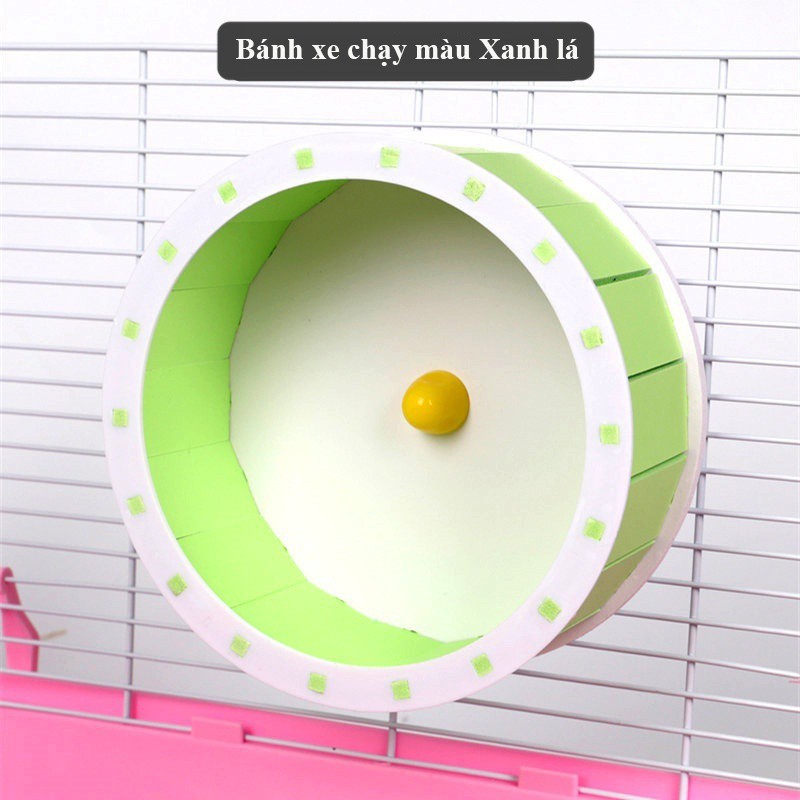 Bánh xe gỗ tập chạy cho chuột Hamster [ Hàng chính hãng ] nhiều màu sắc