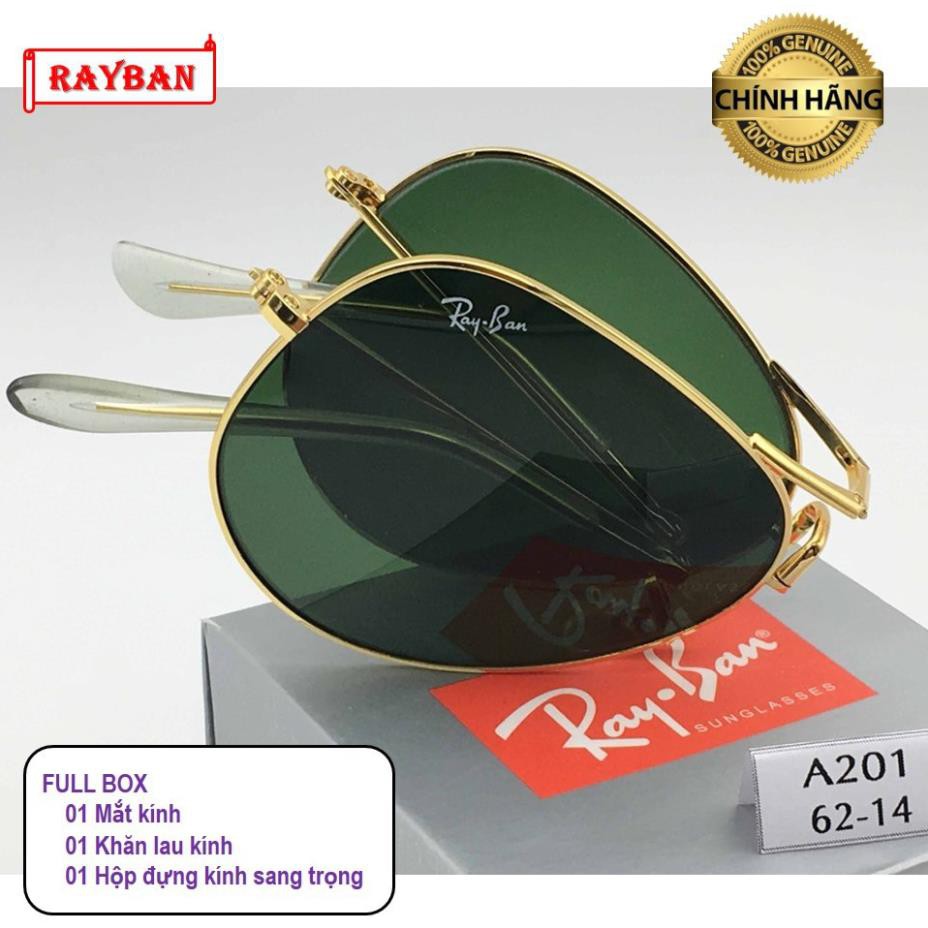 09 [KÍNH RÂM CAO CẤP] KÍNH MẮT THỜI TRANG NAM NỮ RAYBAN SIÊU CƯỜNG LỰC CAO CẤP CHỐNG TIA UV400 GỌNG GẤP SANG TRỌNG