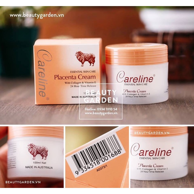 Careline Placenta Cream with Collagen & Vitamin E.