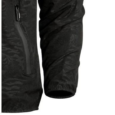 OWEN - Áo khoác gió nam 2 lớp màu đen JK 81118