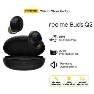 Tai nghe Bluetooth realme Buds Q2 Độ trễ siêu thấp - BẢO HÀNH CHÍNH HÃNG