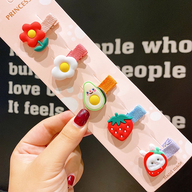 Kẹp Tóc Công Chúa Mái Dễ Thương Nhiều Kiểu Dáng Không Đau Cho Bé Gái