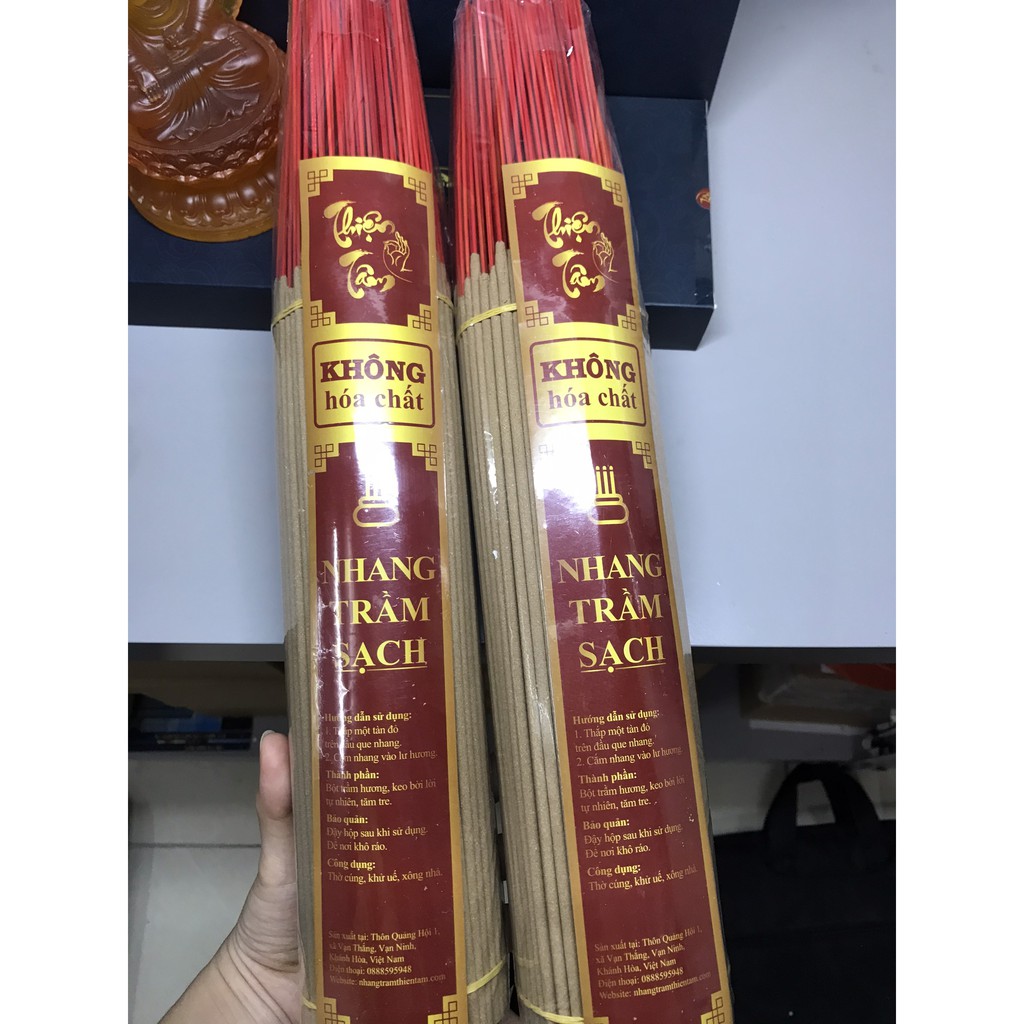 Nhang trầm sạch không hóa chất 500g - khoảng 300 nén nhang trầm hương