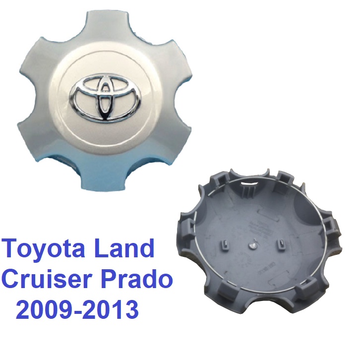 Logo chụp mâm, ốp lazang bánh xe ô tô Toyota Land Cruiser Prado TY-116 đời 2009-2013