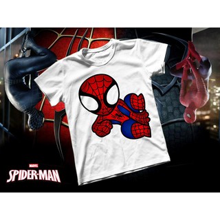 Áo thun Cotton Unisex - Movie - Spider Man - Spider man chibi