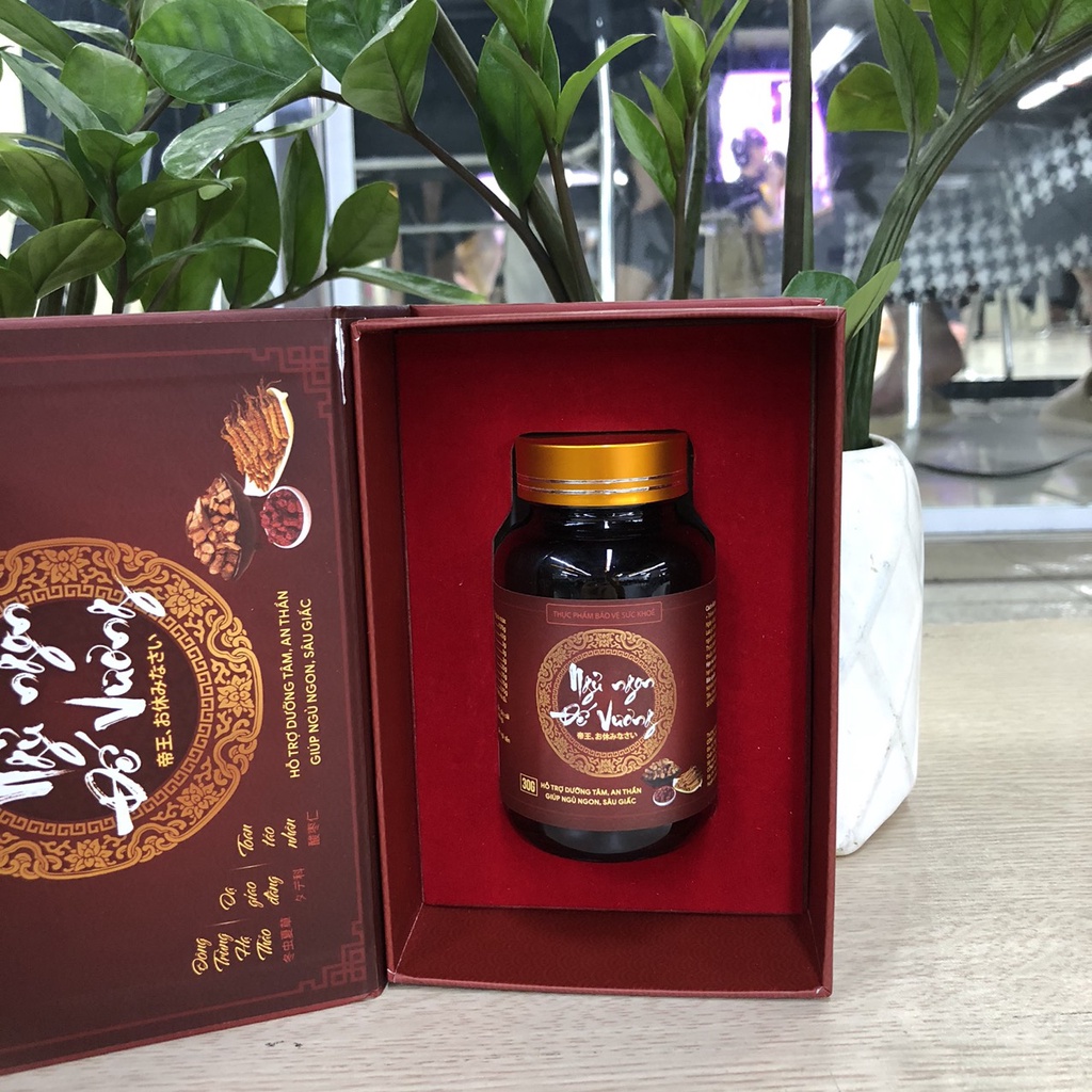 Viên uống Ngủ Ngon Đế Vương hỗ trợ dưỡng tâm, an thần, hỗ trợ ngủ ngon, sâu giấc - Hộp 30g
