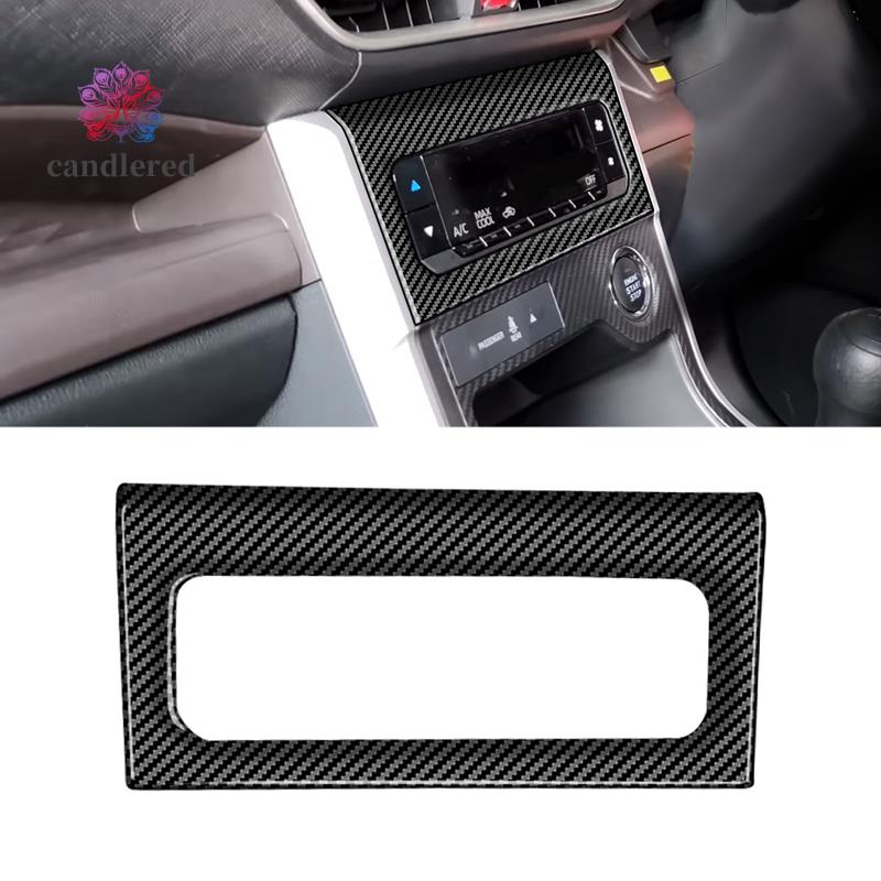 Khung Dán Công Tắc Máy Điều Hòa Xe Hơi Toyota Veloz Avanza 2022 + Bằng Sợi Carbon