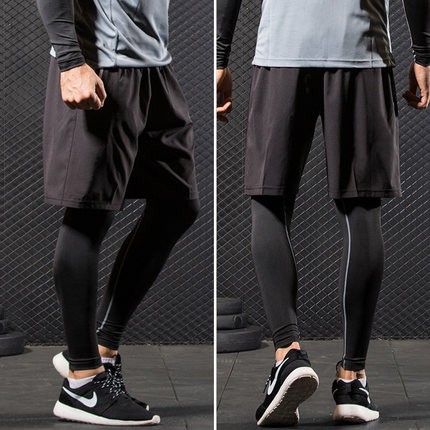 [Free ship] QUẦN GIỮ NHIỆT- TẬP GYM - CHƠI BÓNG RỔ - THỂ THAO COMBAT. Quần Legging Nam Q01