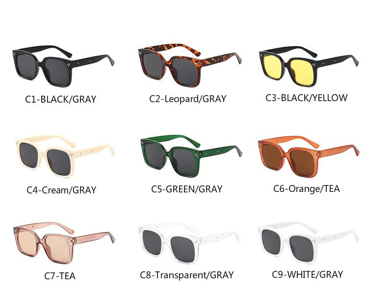 Kính mát gọng vuông phong cách Jenie 2020 cho nam và nữ